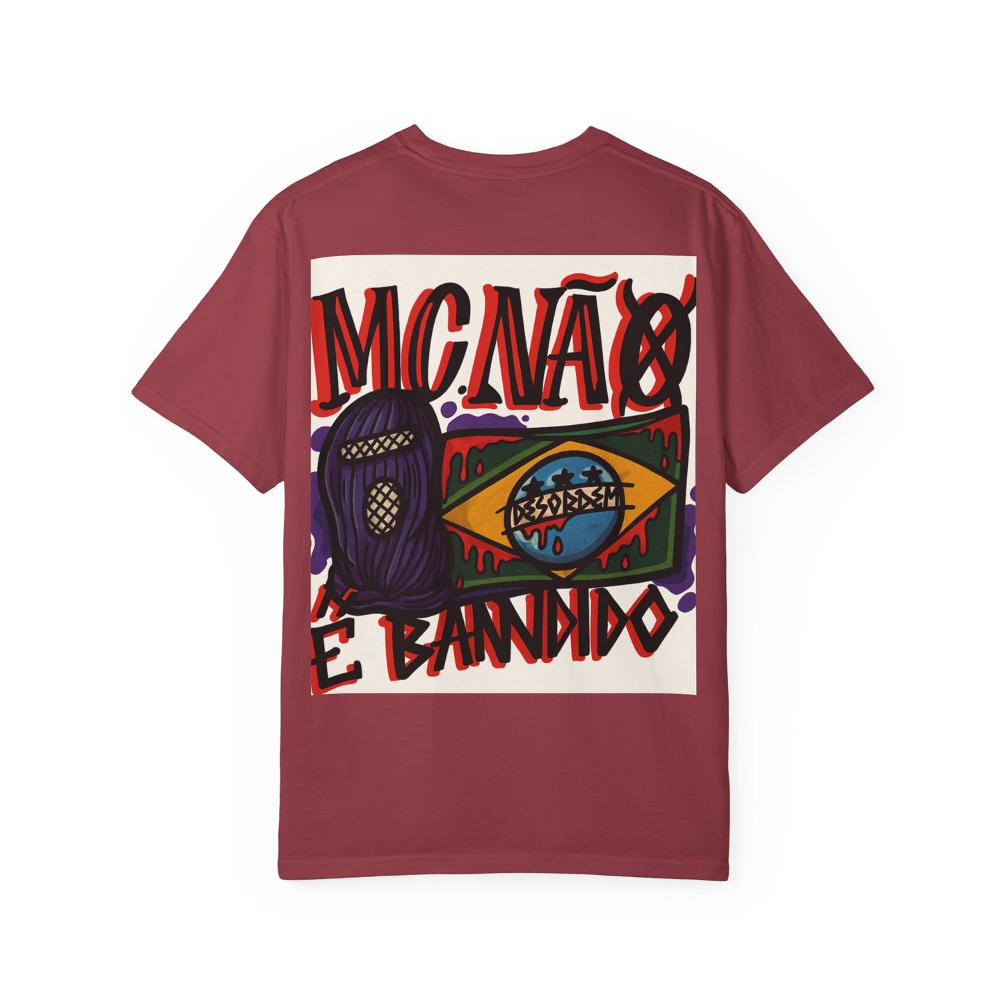 Camiseta "MC não é Bandido" (Coleção : CONTRA O SISTEMA)