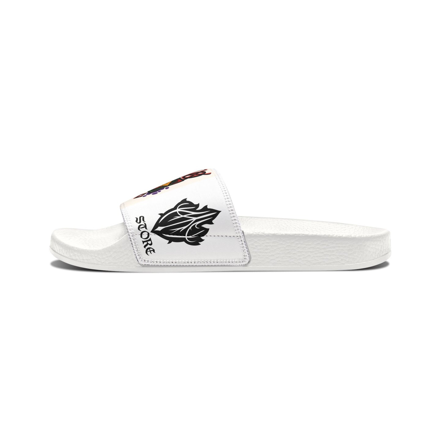 Men's Graphic Sandals, Stylish Slide Sandals, Casual Beach Footwear, Summer Vibes, Unique Summer Gift, Comfortable Pool Shoes