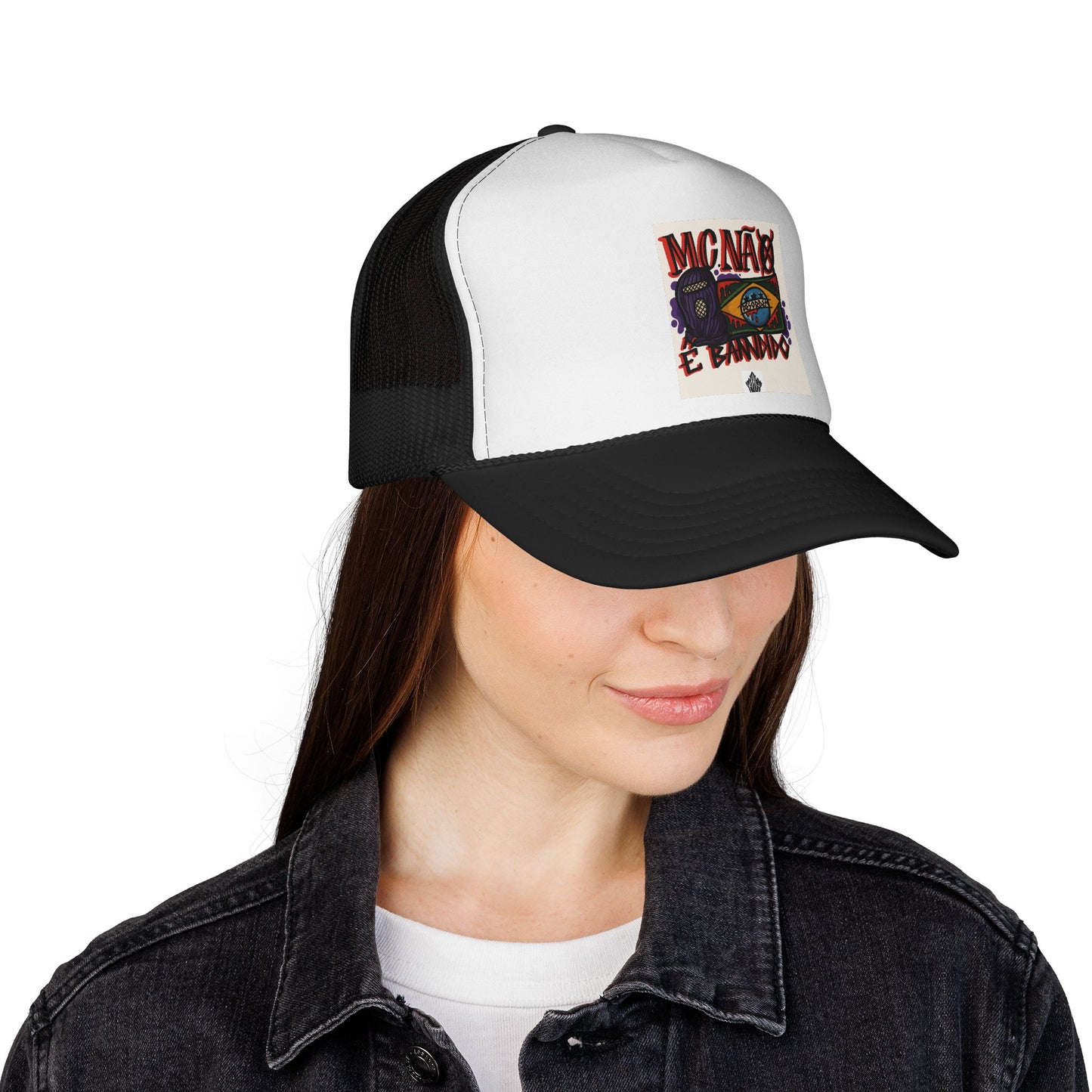 Vibrant Graphic Trucker Cap, Casual Style Hat, Trendy Summer Accessory, Unique Gift for Outdoor Enthusiasts, Festival Wear