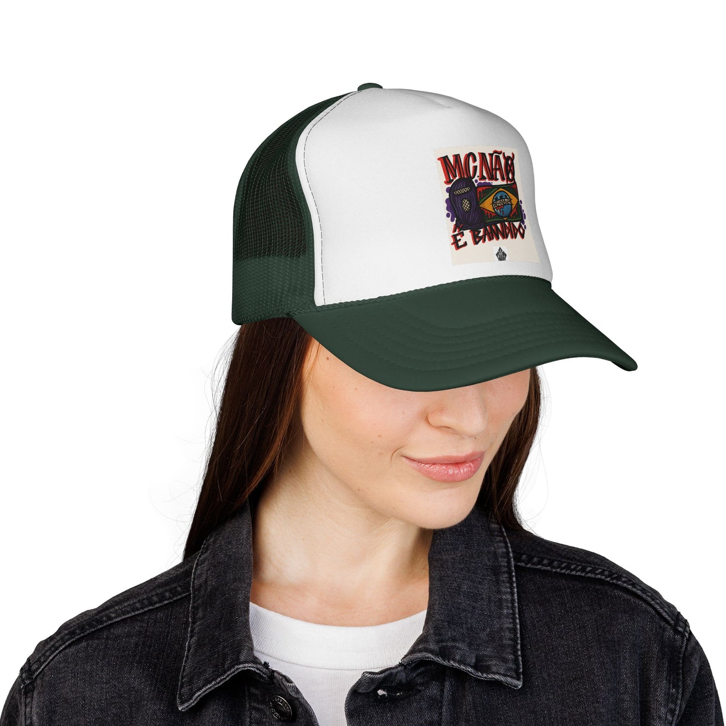 Vibrant Graphic Trucker Cap, Casual Style Hat, Trendy Summer Accessory, Unique Gift for Outdoor Enthusiasts, Festival Wear