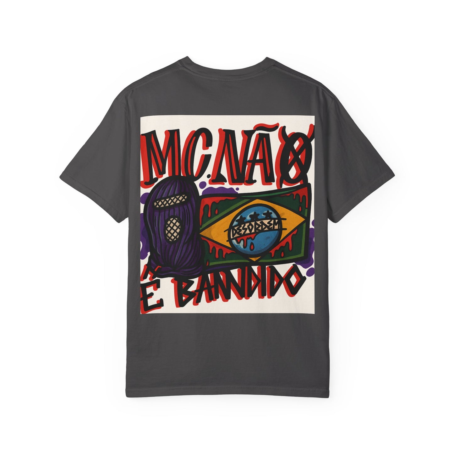Camiseta "MC não é Bandido" (Coleção : CONTRA O SISTEMA)