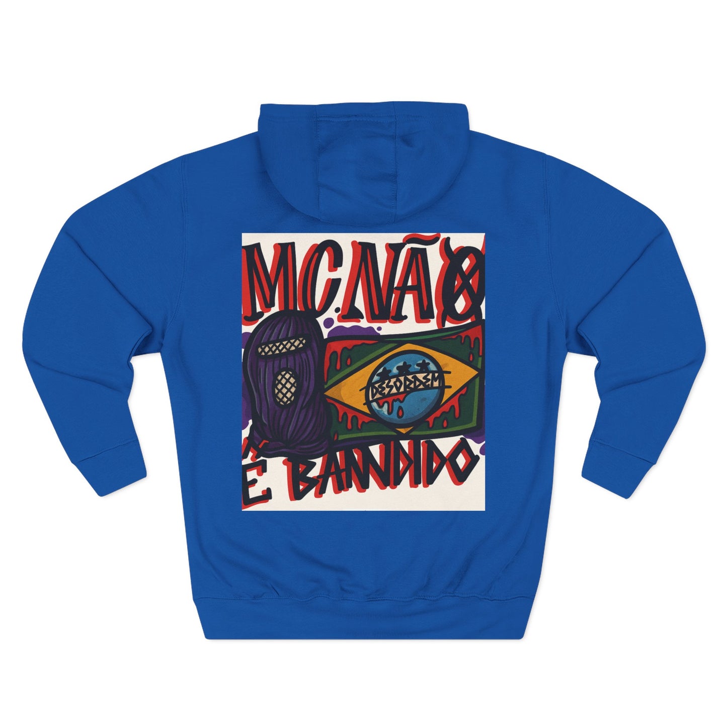 Moletom, Streetwear, Unisex Style,MCNÁ8 É Bandido ( Coleção : CONTRA O SISTEMA)