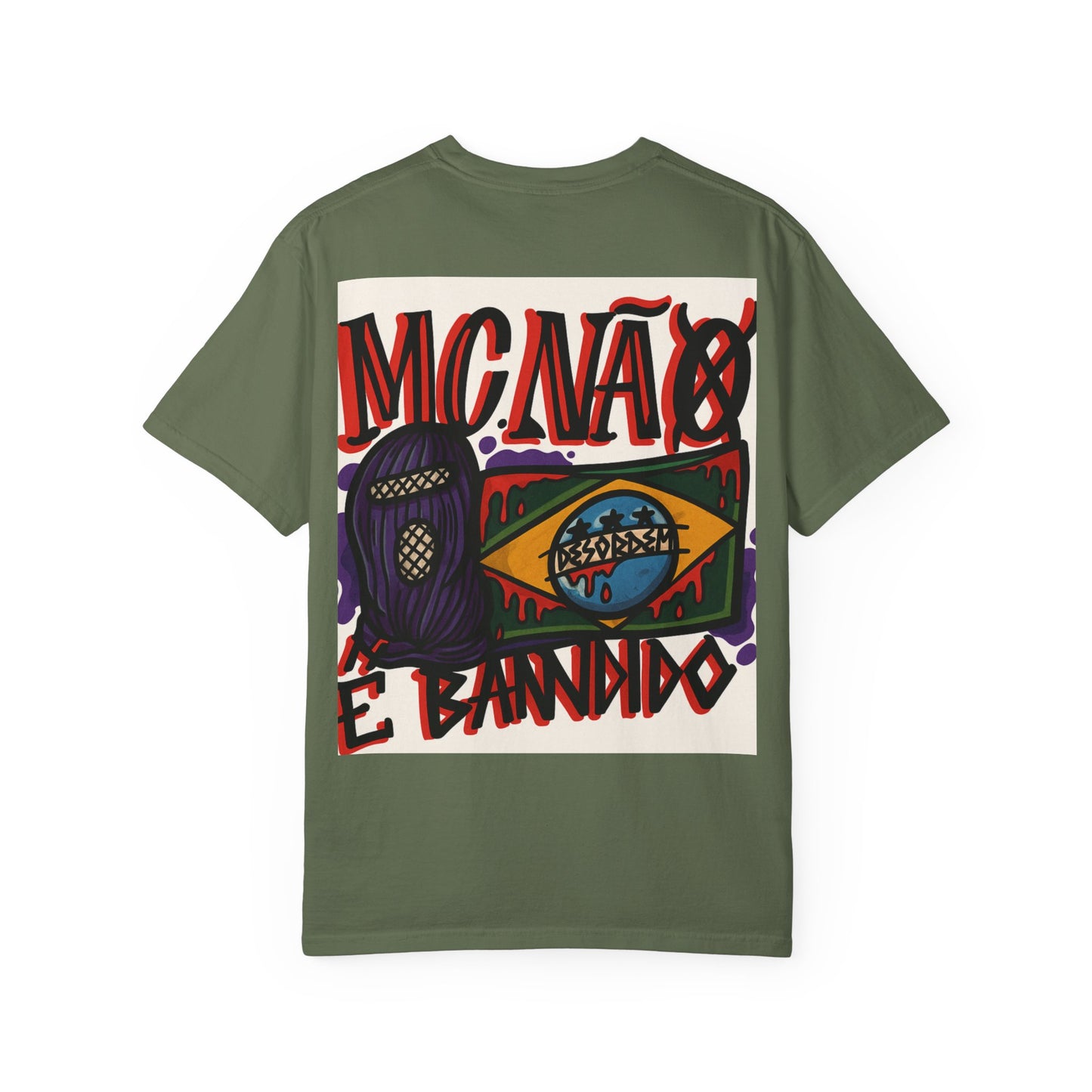 Camiseta "MC não é Bandido" (Coleção : CONTRA O SISTEMA)