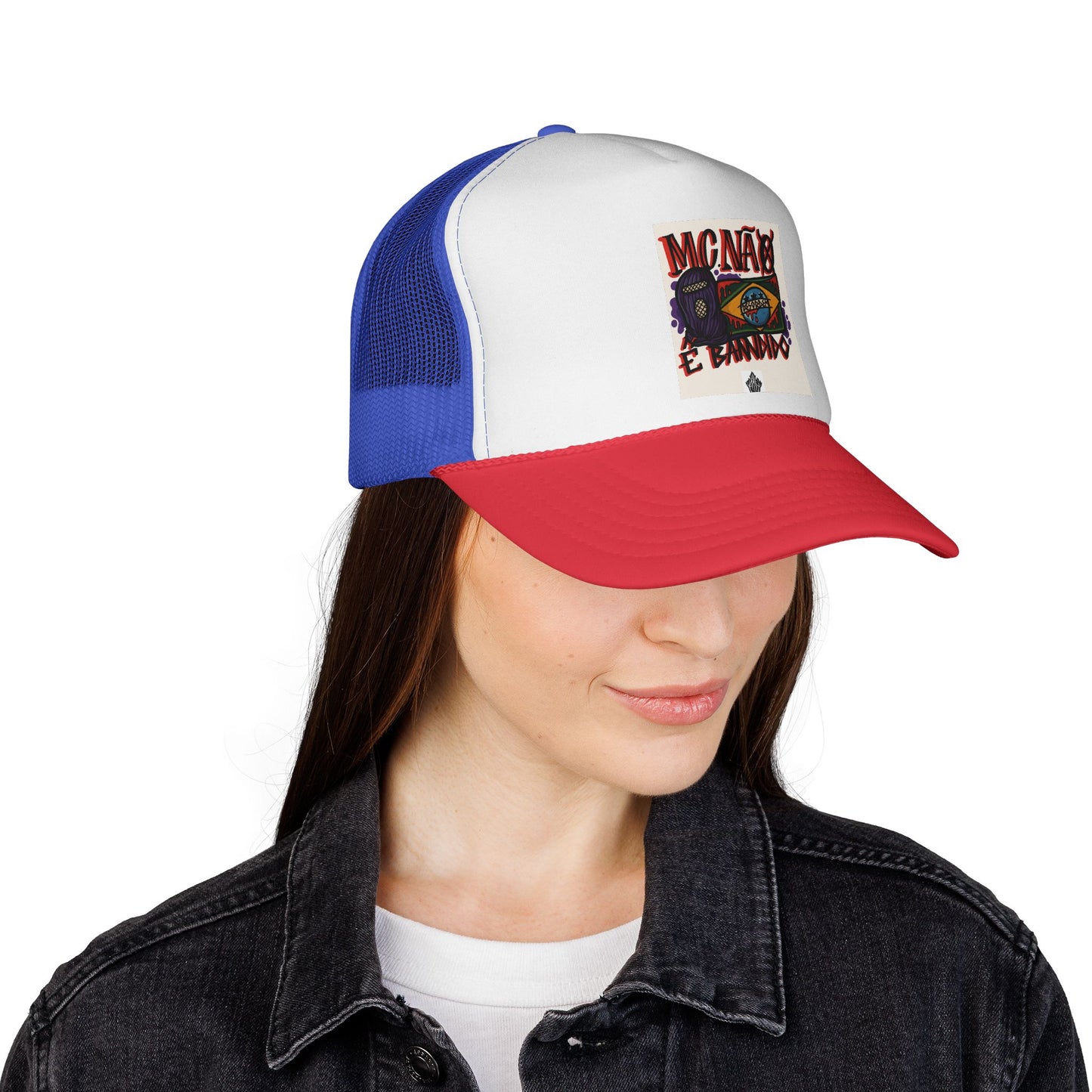 Vibrant Graphic Trucker Cap, Casual Style Hat, Trendy Summer Accessory, Unique Gift for Outdoor Enthusiasts, Festival Wear
