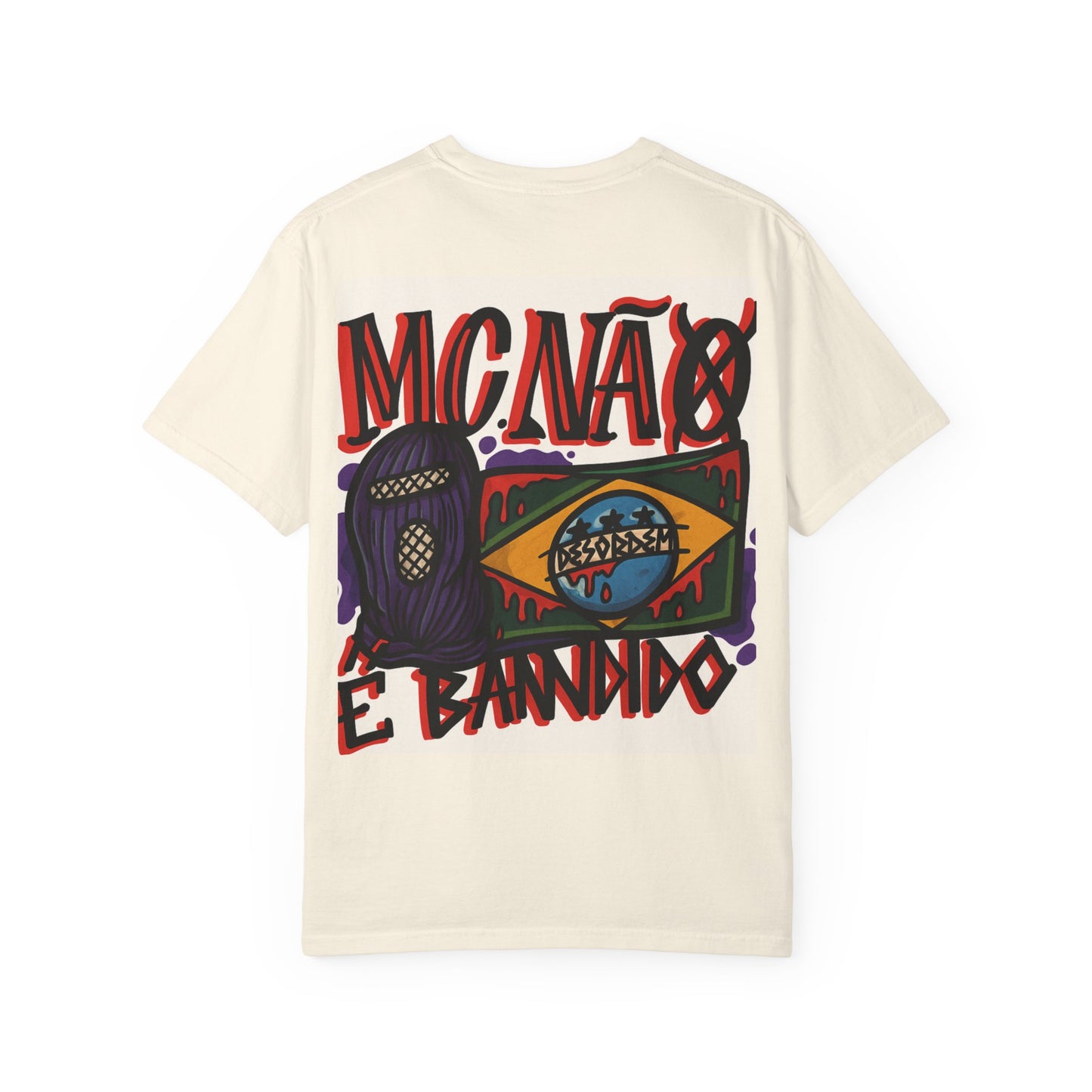 Camiseta "MC não é Bandido" (Coleção : CONTRA O SISTEMA)