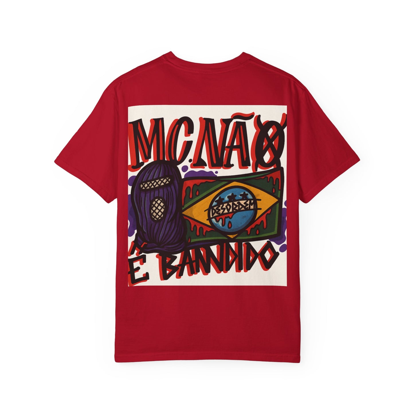 Camiseta "MC não é Bandido" (Coleção : CONTRA O SISTEMA)