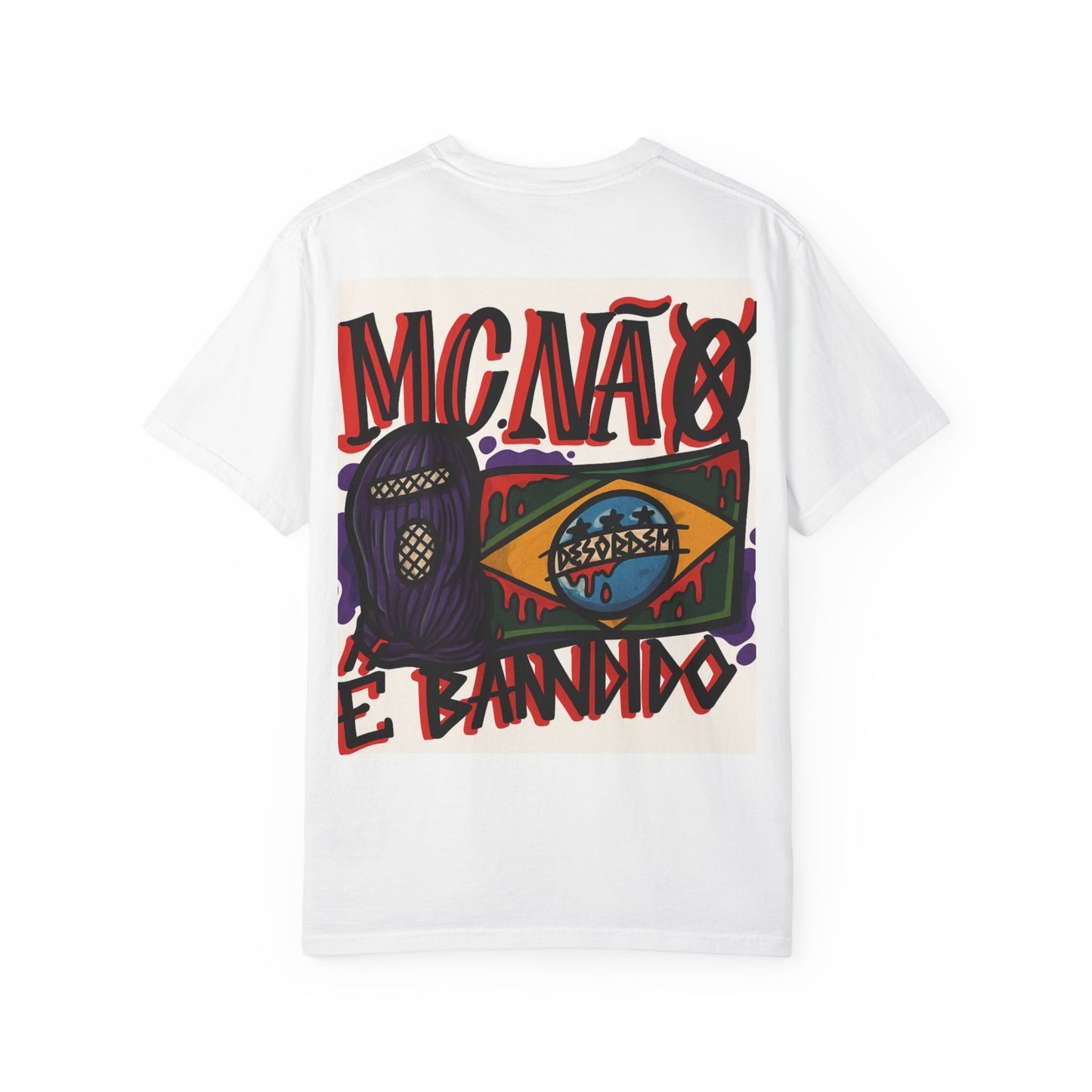 Camiseta "MC não é Bandido" (Coleção : CONTRA O SISTEMA)