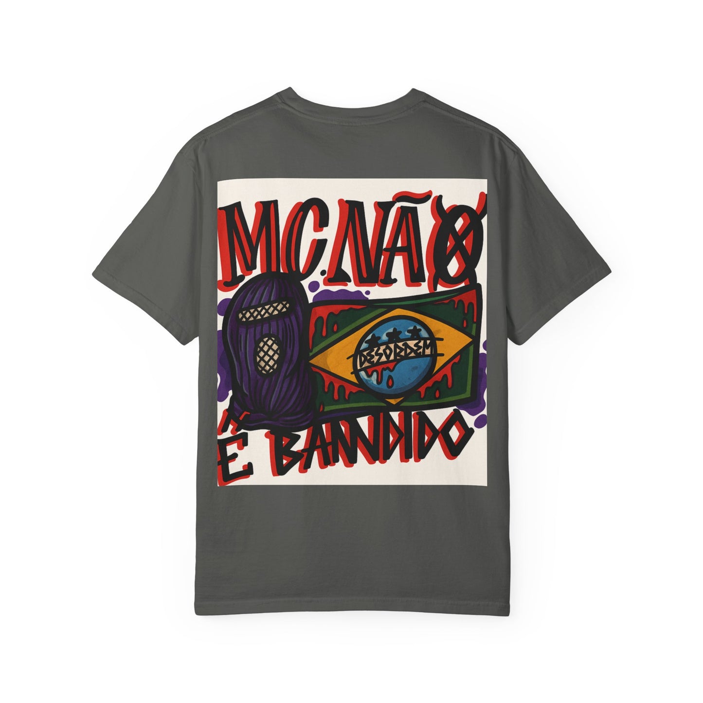 Camiseta "MC não é Bandido" (Coleção : CONTRA O SISTEMA)