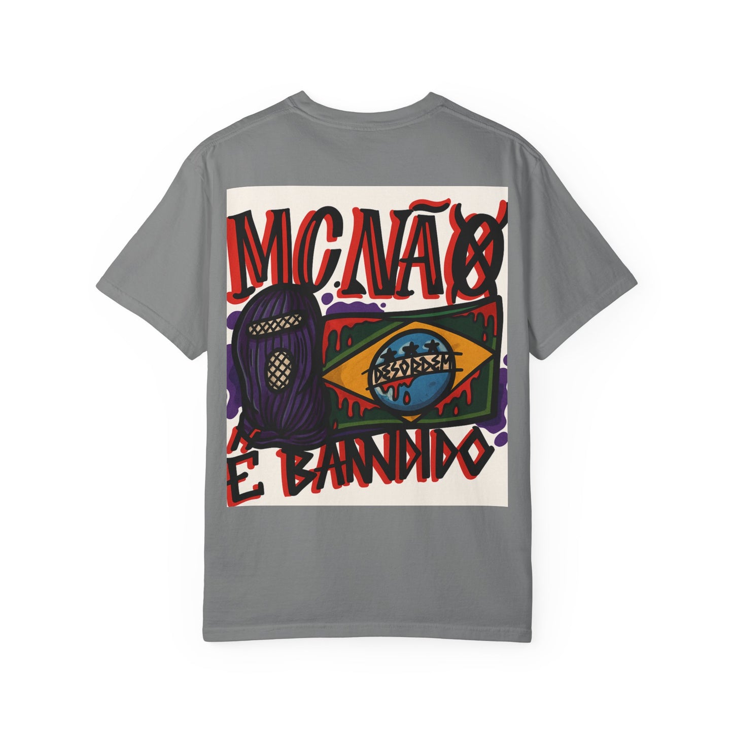 Camiseta "MC não é Bandido" (Coleção : CONTRA O SISTEMA)