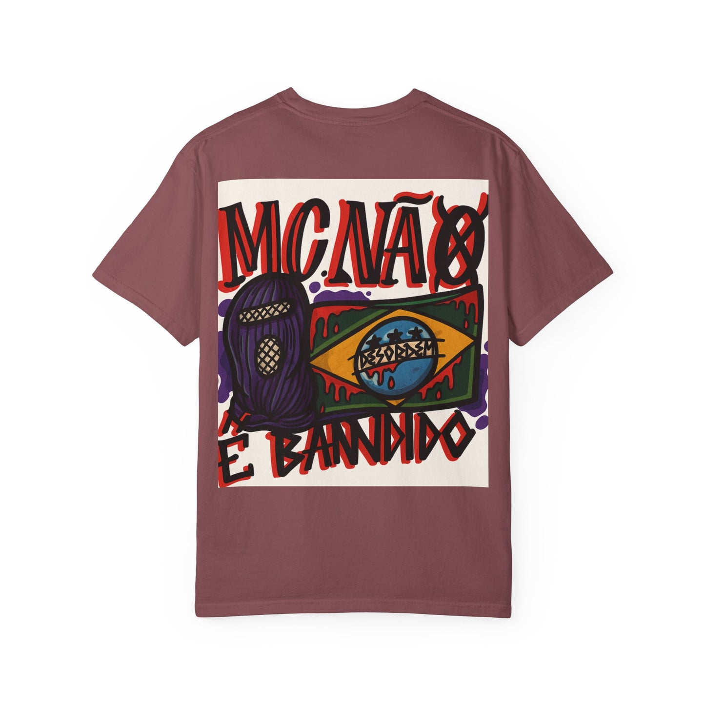 Camiseta "MC não é Bandido" (Coleção : CONTRA O SISTEMA)