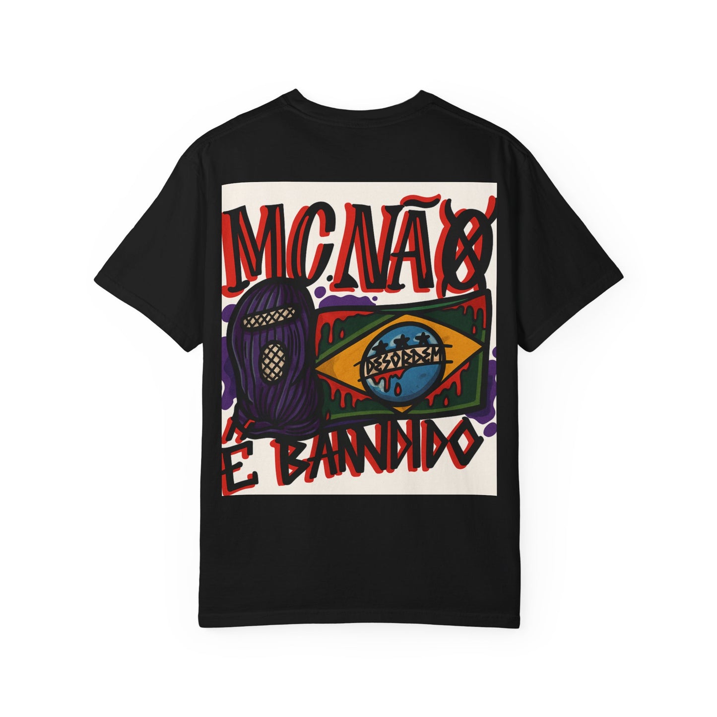 Camiseta "MC não é Bandido" (Coleção : CONTRA O SISTEMA)
