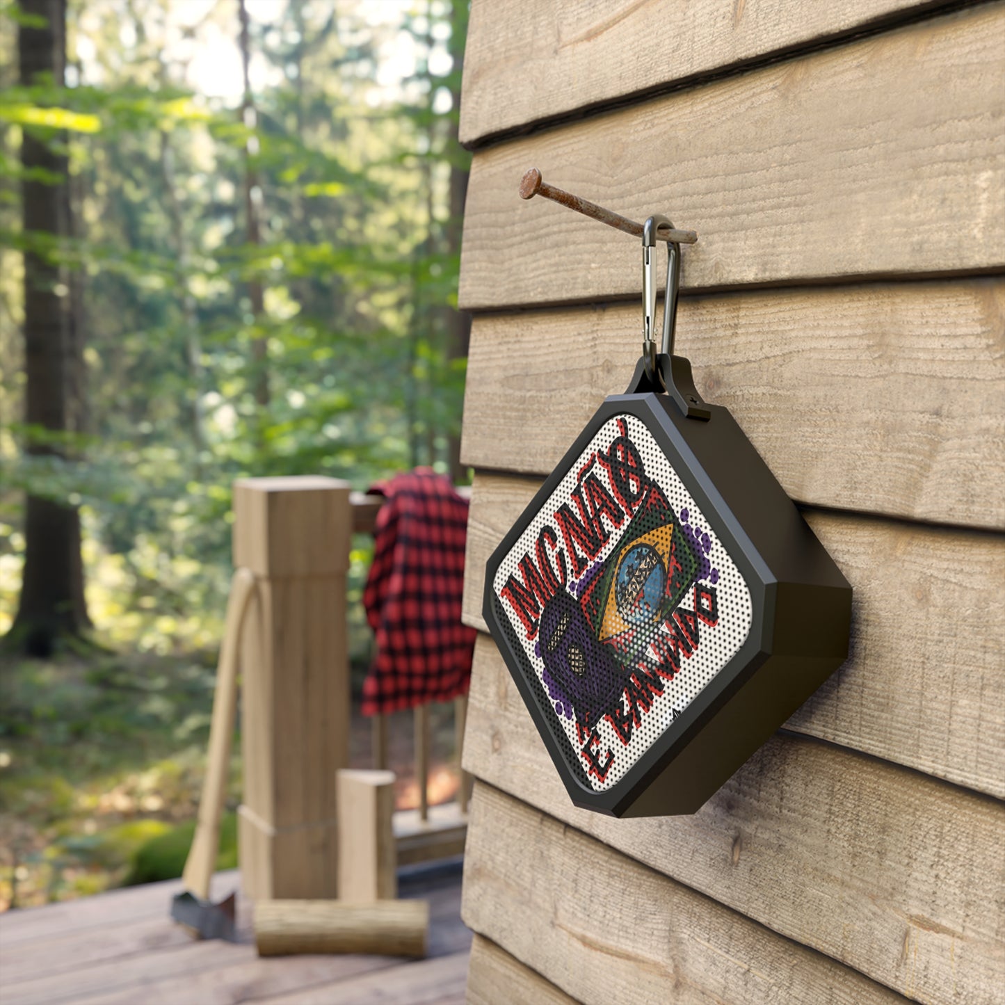 Outdoor Bluetooth Speaker with Unique Artwork, Portable Speaker Gift for Adventurers, Music Lover's Accessory, Perfect for Camping, [...]
