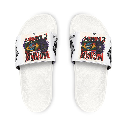 Men's Graphic Sandals, Stylish Slide Sandals, Casual Beach Footwear, Summer Vibes, Unique Summer Gift, Comfortable Pool Shoes